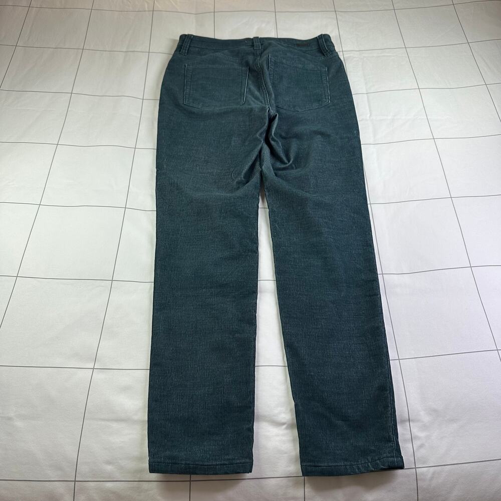 Carve Designs Skyler Pants Womens 6 Green Teal Skinny Corduroy Organic Cotton - Picture 4 of 13